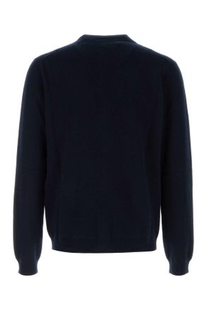 Gucci Mens Midnight Blue Cashmere Cardigan Navycooliron Mother Pearlt Maglieria