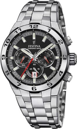 Festina Chrono Bike Chronograph - Heren - Accessoires - Zwart - Maat: ONE Size Taf