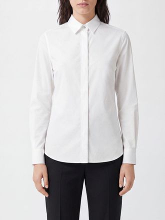 Burberry Slim Fit Cotton Poplin Shirt with Concealed Placket
