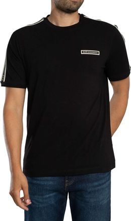 Emporio Armani Box Logo T-Shirt, Zwart