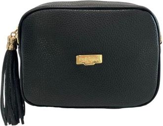 Baldinini Black Cowhide Crossbody Womens Bag