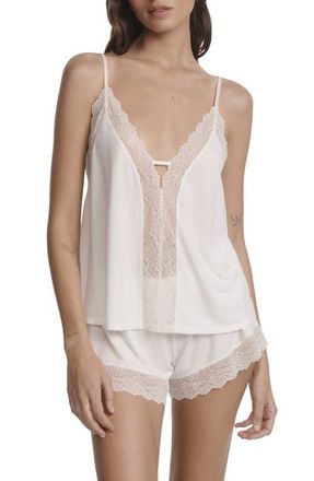Eberjey Lara Shorts Pajamas in Ivory at Nordstrom, Size X-Small
