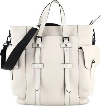 Louis Vuitton Christopher Taurillon leren shopper - Wit