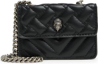 Kurt Geiger Micro Kensington Faux Leather Crossbody Bag in Black at Nordstrom