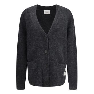 Isabel Marant Eborah Cardigan - Dames - Truien - Grijs - Maat: 2XS Polyamide