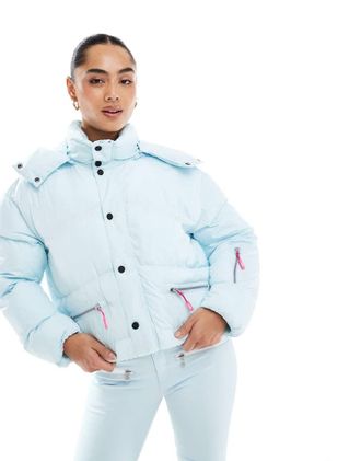 OOSC Piumino da sci elegante azzurro ghiaccio-Blu