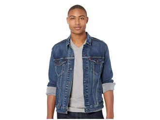 Levi's The Trucker Jacket Mens Coat Colusa/Stretch : 2XL, Cotton/Denim