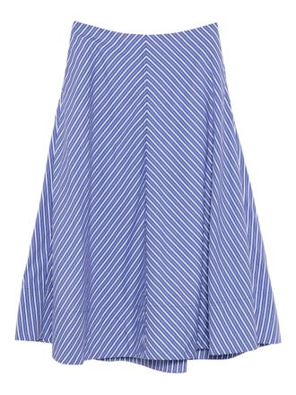 Brandon Maxwell knox low-slung skirt - Blue