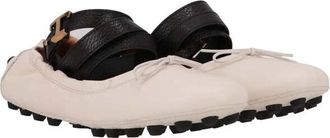 Tod's Womens Yogurt Ballerina, Size 8.5