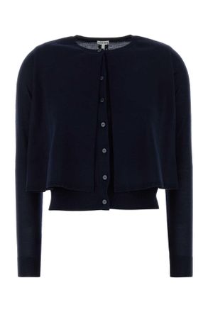 Loewe Midnight Blue Wool Cardigan