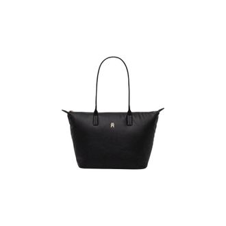 Tommy Hilfiger Black Recycled Polyester Womens Handbag