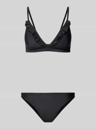 Shiwi Bikini-Set mit R&uuml;schen Modell Beau in Black, Gr&ouml;&szlig;e 36