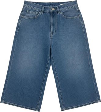 Dondup Wide Jeans - Dames - Loose Fit Jeans - Blauw - W27 - Katoen - Jeans