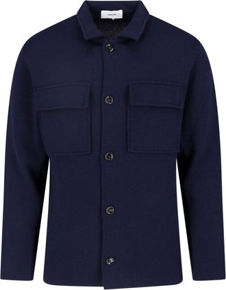 Lardini Camicia In Lana Vergine
