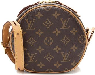 Louis Vuitton Brown Monogram Canvas Boite Chapeau Souple Pm (Authentic Pre- Loved)