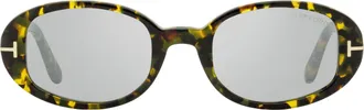 Tom Ford TF1364 Oval Acetate Sunglasses - Multicolor