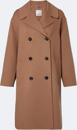 Max Mara Double-breasted virgin wool coat