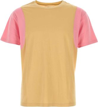 Gimaguas Beige Cotton Sleeve T Shirt