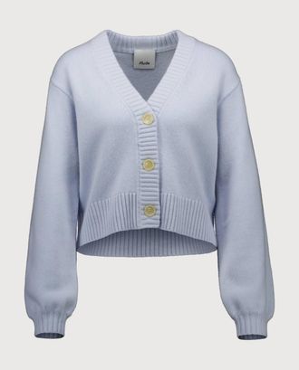 Allude Womens V - Cardigan In Garden Shade