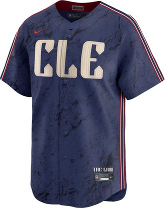 Nike Jos&eacute; Ram&iacute;rez Cleveland Guardians City Connect Nike Mens Dri-FIT ADV MLB Limited Jersey in Blue | LM2507YGGU9-QKV