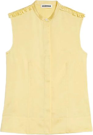 Jil Sander Camicia con ruches - Giallo