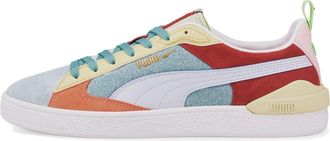 Puma Suede Block Wt Foam Strip 2 Blue Red White 383895-02