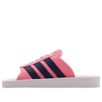 adidas (WMNS) adidas Gazelle Beach Slides Pink Dark Blue JQ7445