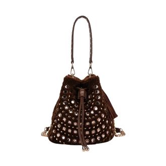 La Carrie Tassen, Dames, Bruin, ONE Size, Andromeda Bucket Bag