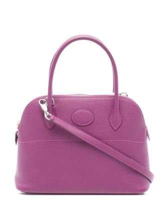 Herm&egrave;s 2014 Epsom Bolide 27 satchel - Viola