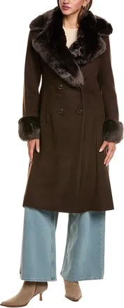 Via Spiga Wool-Blend Coat