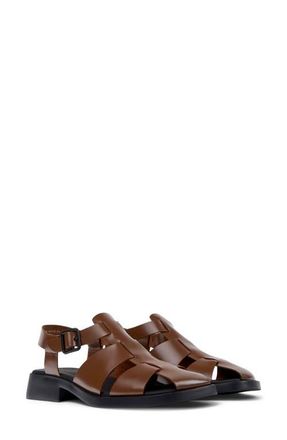 Camper Dana Fisherman Sandal in Medium Brown at Nordstrom, Size 35