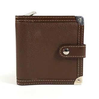 Louis Vuitton Suhali Brown Suhali Leather Wallet (Bi-Fold) (Pre-Owned)
