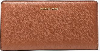 Michael Kors Bryant Large Pebbled Leather Snap-Front Wallet