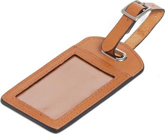 Korchmar Polo Leather Luggage Tag in Tan at Nordstrom