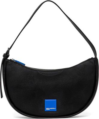Karl Lagerfeld Borsa a spalla con applicazione logo - Nero