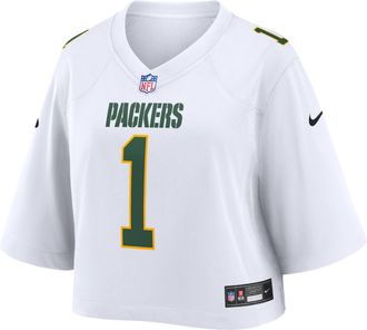 Nike Micah Parsons Green Bay Packers Nike Womens NFL Cropped Tundra Game Jersey in White | WCJF10A7TF-H11
