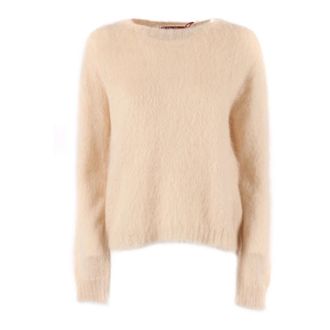 Max Mara Dames, Truien, Beige, Maat: M Mohair
