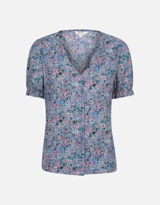 Mountain Warehouse Womens Mountain Warehouse Womens/Ladies Cannes Button Top - Multi - Size: 16