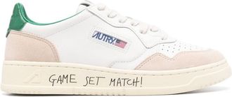 Autry White Color Block Medalist Sneakers