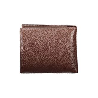 Tommy Hilfiger Mens Leather Wallet Brown - Dark Brown - One Size