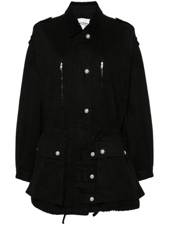 Isabel Marant Giacca Joanna con coulisse - Nero