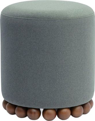 TOV Furniture Tov Furniture Dex Performance Vegan Mohair Ottoman