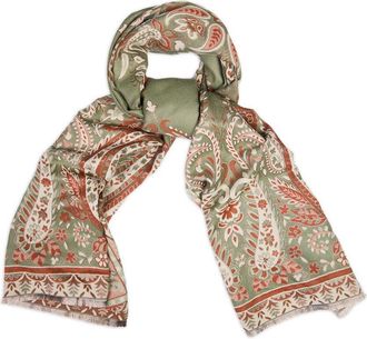 Saachi Paisley Motif Reversible Scarf