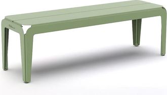 Weltevree Bended Bench Bank L 140 cm, blassgrün (RAL 6021)