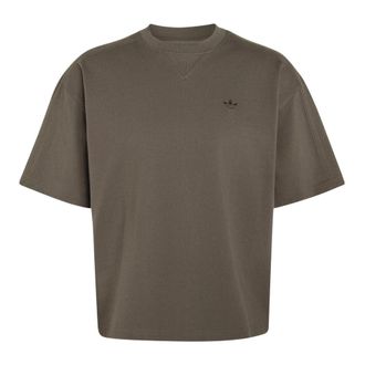adidas P Ess Tee - Heren - Sportshirts - Bruin - L - Katoen - Fitness