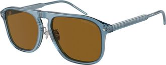 Giorgio Armani AR8212F Asian Fit 607133 Mens Sunglasses Blue Size 58