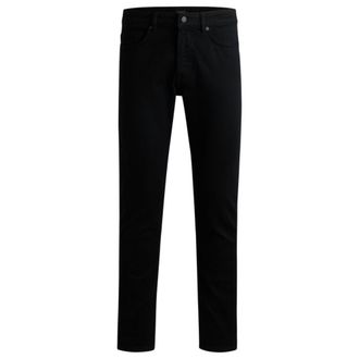 BOSS Delaware Slim-fit jeans in stay-black comfort-stretch denim