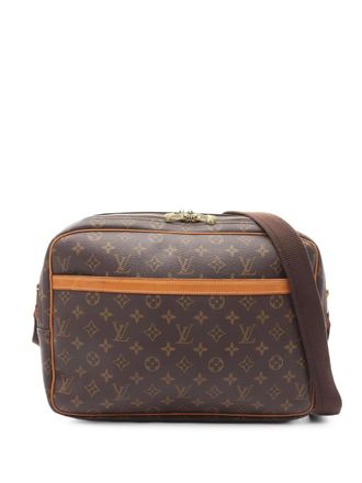 Louis Vuitton 2000 monogram reporter shoulder bag - Brown