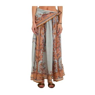 Zimmermann Rokken, Dames, Veelkleurig, M, Aster Scarf Skirt