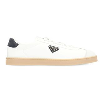 Prada Sneakers, male, White, 8 1/2 UK, Lane Low-top Trainers